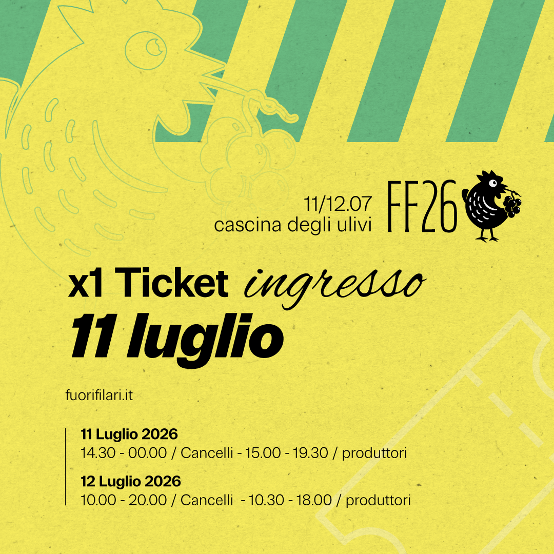 FF26 - Sabato 11 Luglio - Daily Ticket