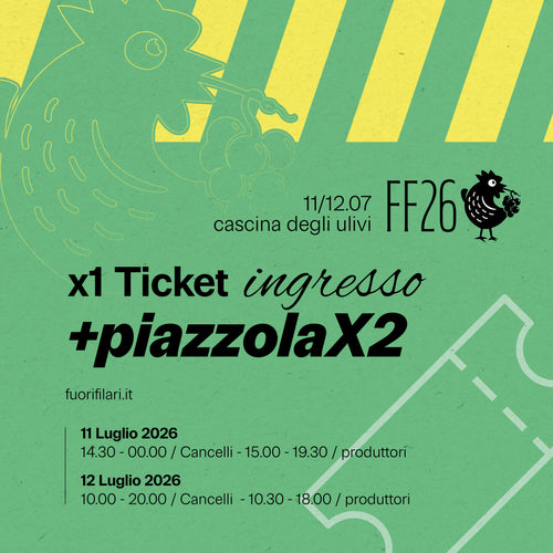 FF26 11/12 Luglio - Early-Bird Ticket