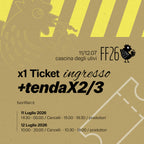 FF26 11/12 Luglio - Camping Area Ticket